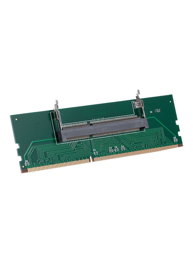 DDR3 Laptop To Desktop DDR3 Memory RAM Connector Green