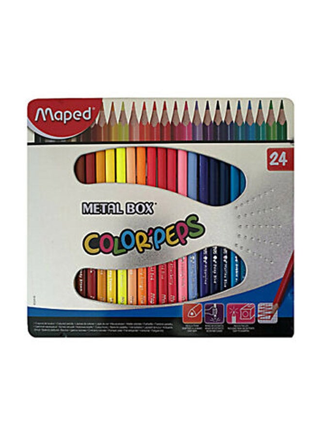 مابد مجموعة أقلام رصاص كلر بيبس من 24 قطعة متعدد الألوان - Image 1