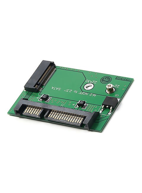 M.2 NGFF SSD Adapter Card SATA Converter Card Support 2242 SSD Size Multicolour