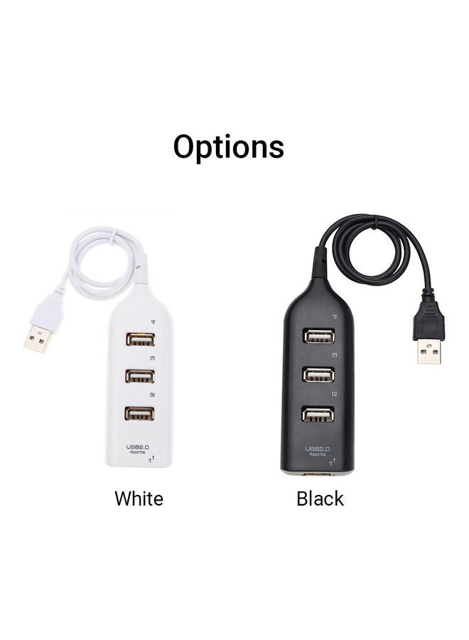 Generic 4-Ports USB Hub White  - Image 3