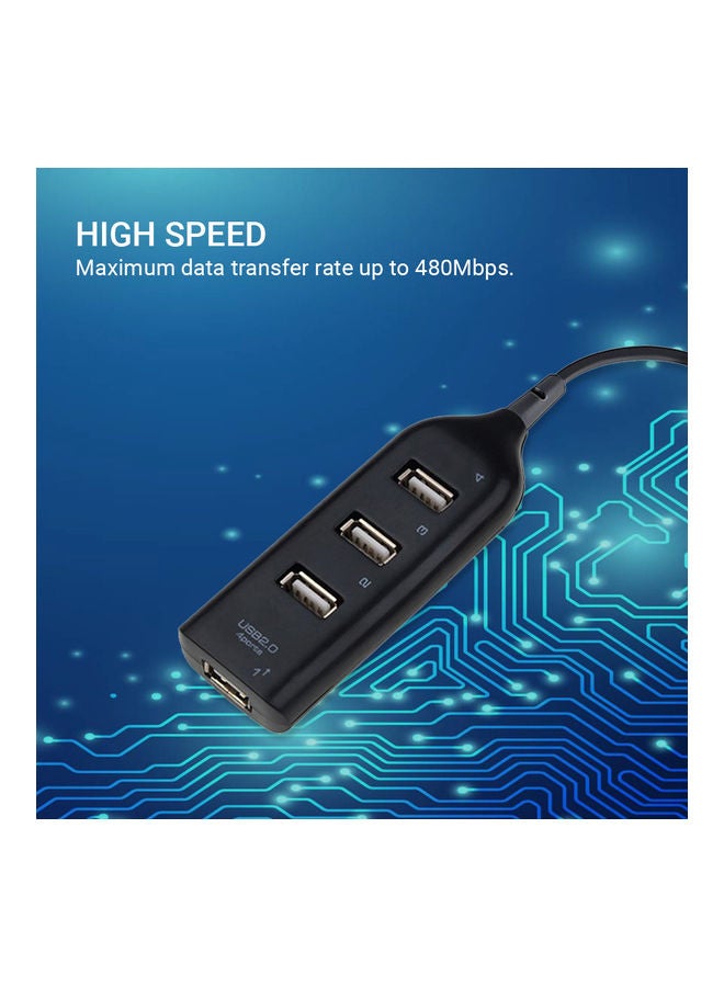 Generic 4-Ports USB Hub White  - Image 4