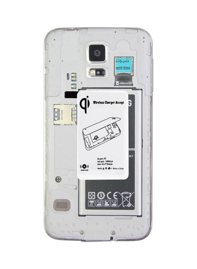 Ultra-Thin Qi Wireless Charging Receiver Inductive Coil White - Image 2
