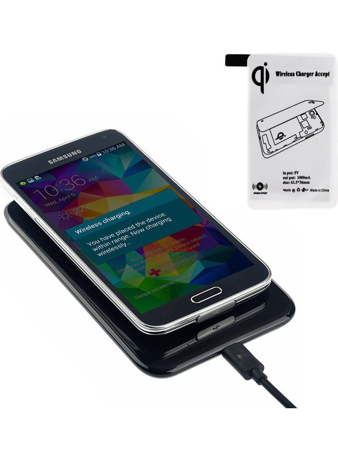Ultra-Thin Qi Wireless Charging Receiver Inductive Coil White - Image 3