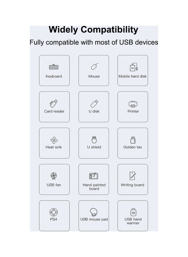موزع 3 في 1 من Type-C إلى USB3.0 مع قارئ بطاقة TF فضي - Image 3