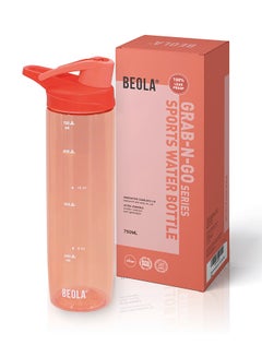 BEOLA Sports Water Bottle Light Orange  - Image 2