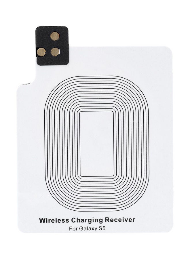 Qi Wireless Charging Receiver For Samsung Galaxy S5 I9600 White