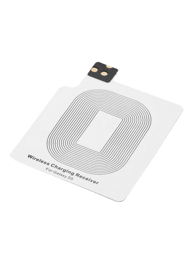 Qi Wireless Charging Receiver For Samsung Galaxy S5 I9600 White