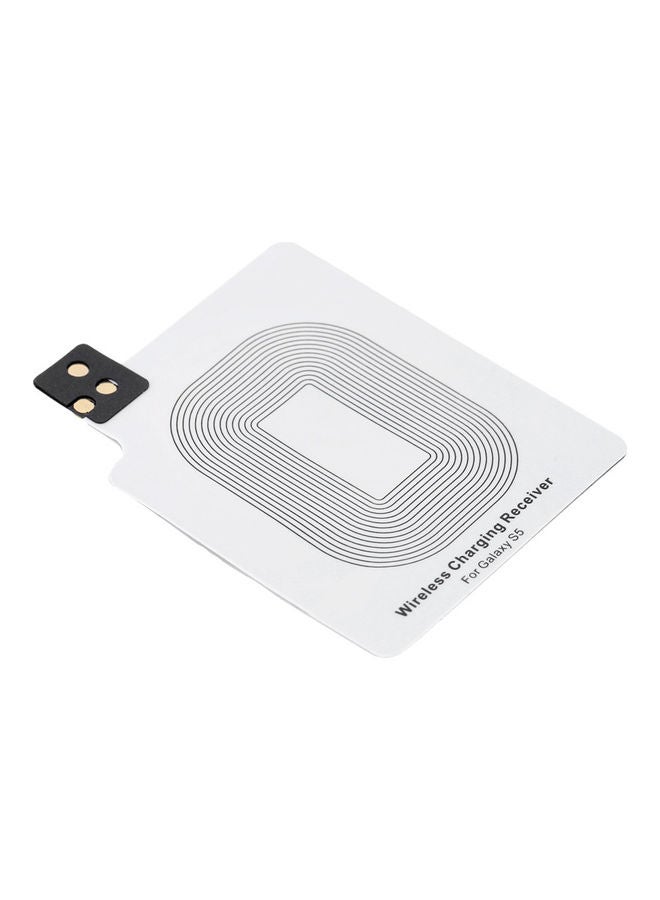 Qi Wireless Charging Receiver For Samsung Galaxy S5 I9600 White
