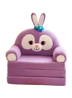 2 In 1 Flip Open Foldable Kids' Sofa Purple - v1627712806/N48732002A_1