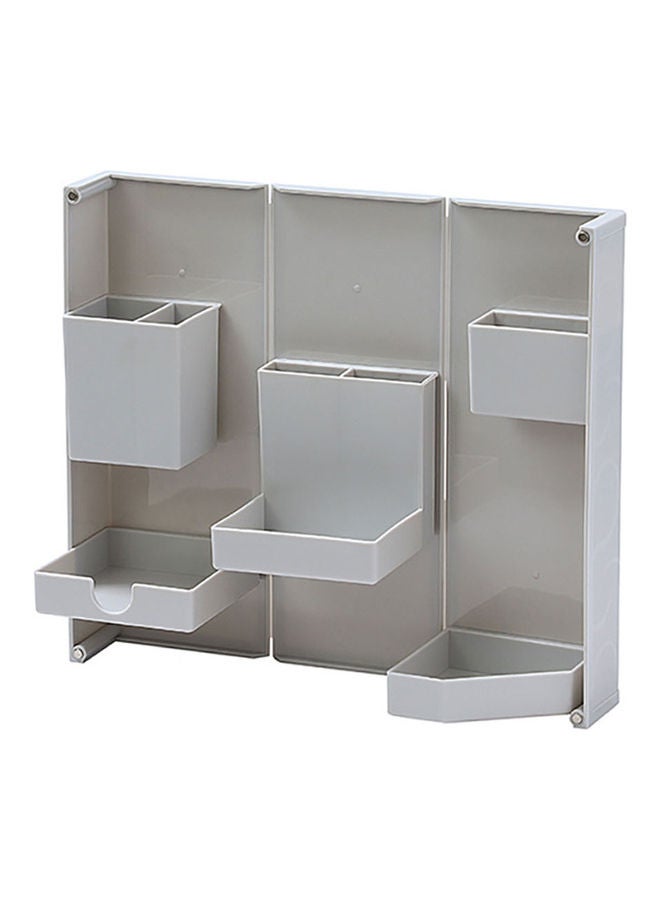 Folding And Standing Pencil Case Grey - Image 1