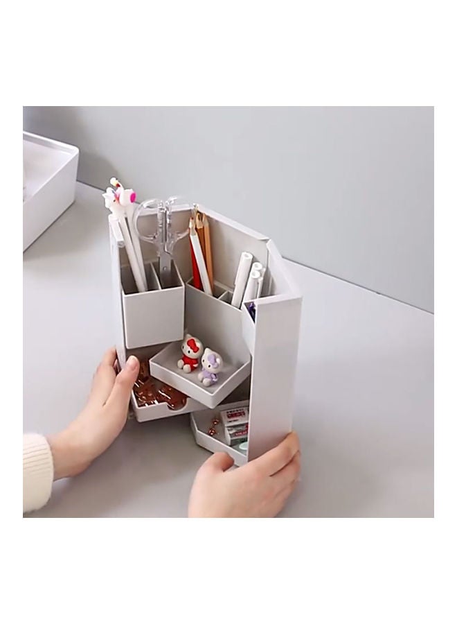 Folding And Standing Pencil Case Grey - Image 3