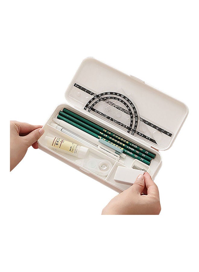 Creative Pencil Case White - Image 2