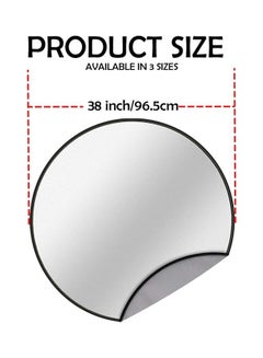 XiuWoo Round Fire Pit Deck Mat Protector Silver 38inch  - Image 2
