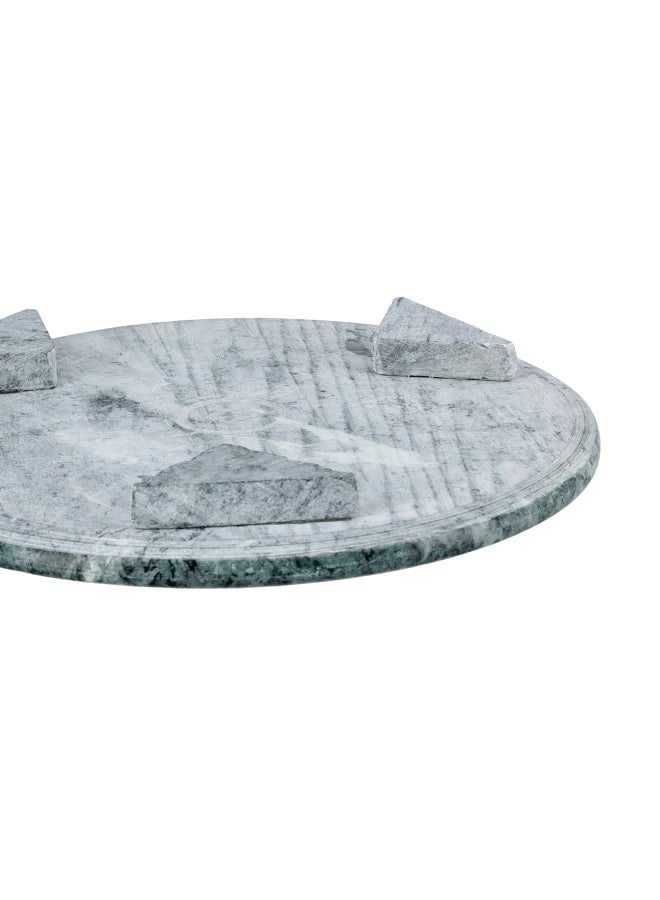 Marble Chapati Table 100% Eco Natural Marble White Made In India Assorted Colour