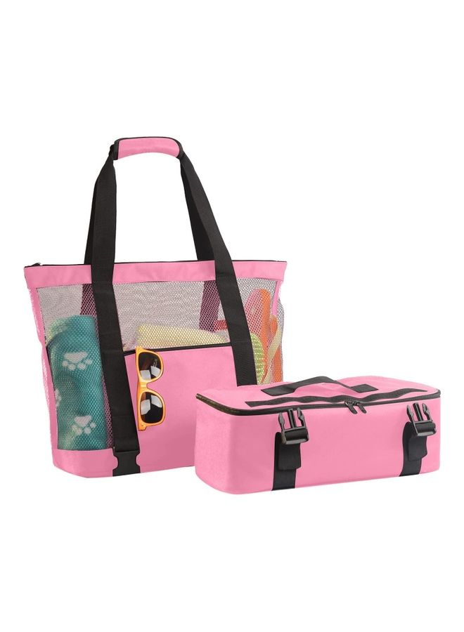 XiuWoo 2-Piece Tote Bag With Insulated Case Set One Size  - Image 1