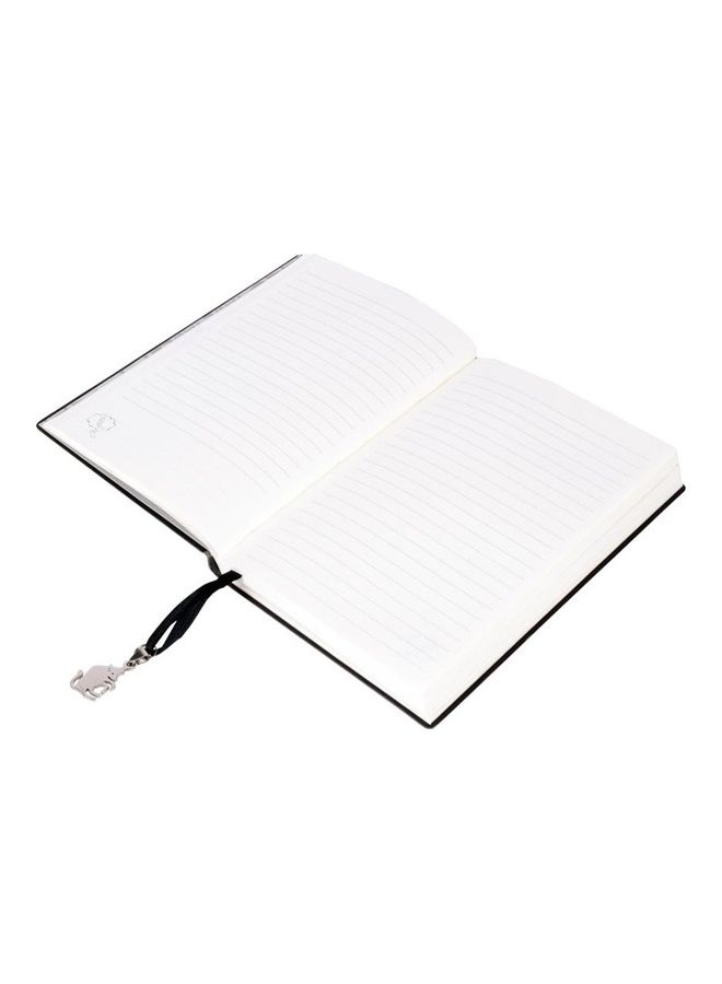 Zodiac Sign Taurus Quote Themed Printed Personal Diary With Holding Packet Black/White