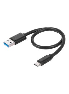 كابل محول عالي السرعة من USB3.0 إلى Type-C لون أسود
