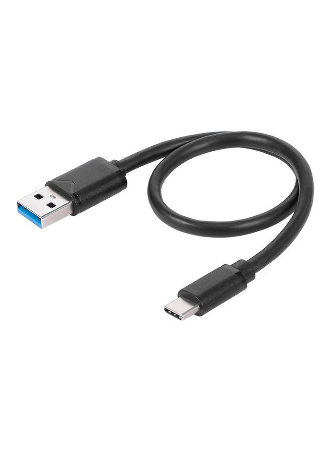 ماركة غير محددة - كابل محول عالي السرعة من USB3.0 إلى Type-C لون أسود - Image 1