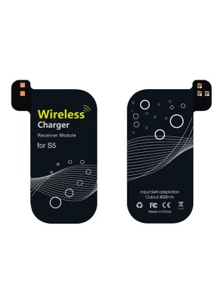 Ultra Thin Qi Wireless Charging Receiver Module Adapter Black - v1627717546/N49621552A_1
