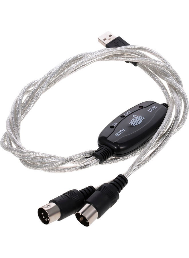 Generic MIDI Cable Driver Free Support Windows XP And Windows 7 White/Black  - Image 2