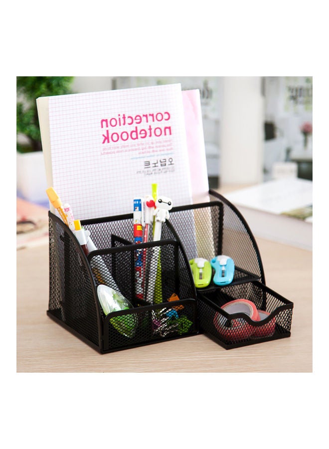 Standing Desktop Pencil Case Black - v1627718118/N49622876A_4