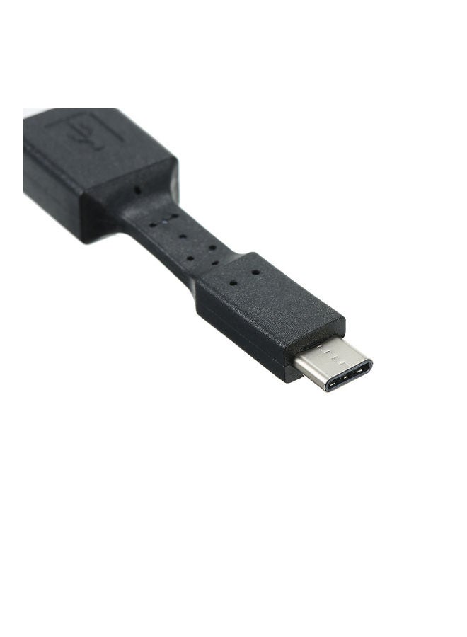 محول OTG لموصل شحن من Type C إلى USB 2.0 لون أسود - Image 4