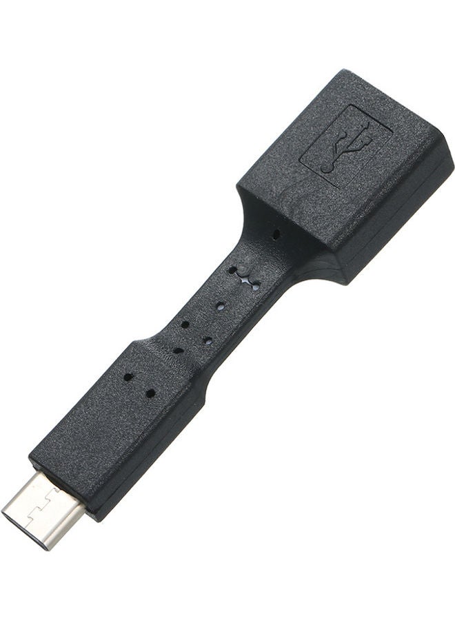 محول OTG لموصل شحن من Type C إلى USB 2.0 لون أسود - Image 2