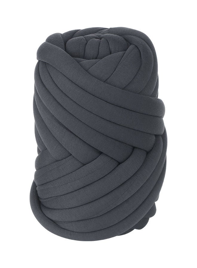 Generic - Super Chunky Yarn Cotton Dark Grey - Image 1