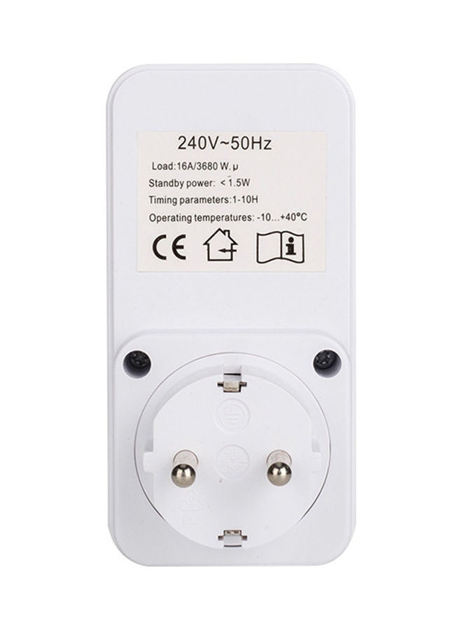 Generic - Electrical Outlet Plug Timer Socket White - Image 1