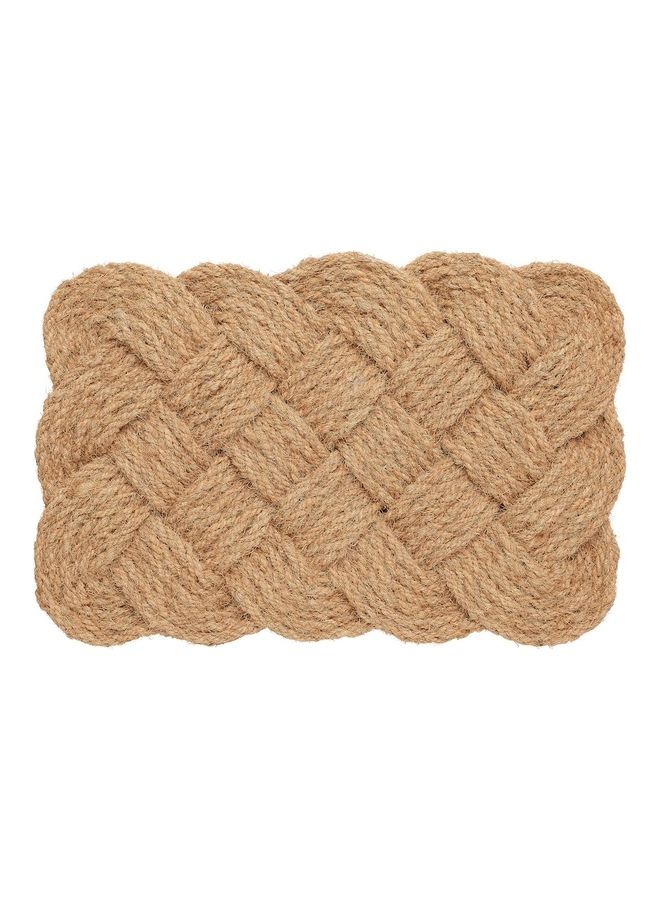 دبليو كيه بساط للباب مصنوع يدويا . بني 40 x 60سم - Image 1