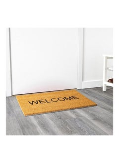 WK Welcome Printed Outdoor Doormat Brown 40 x 70cm  - Image 2
