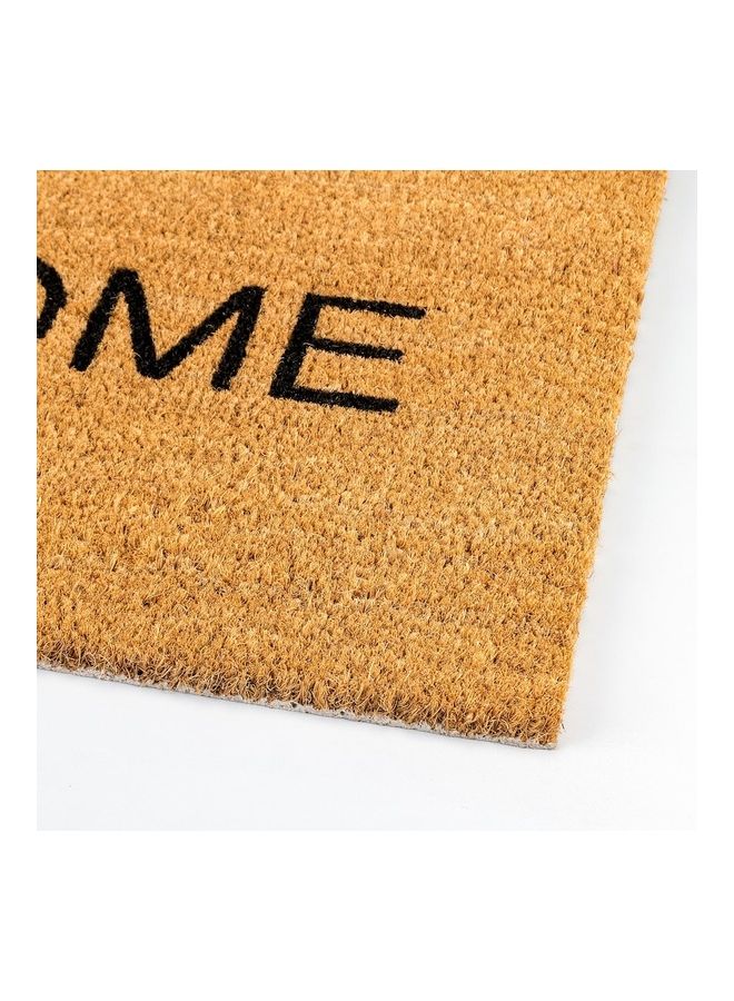 دبليو كيه ممسحة أرجل للأماكن الخارجية مطبوع عليها كلمة "Welcome" بني 40 x 70سم - Image 3