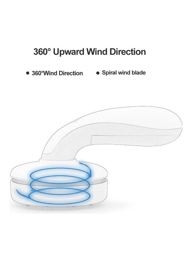 USB Rechargeable Mini Handheld Cleaner Grey/White - Image 4