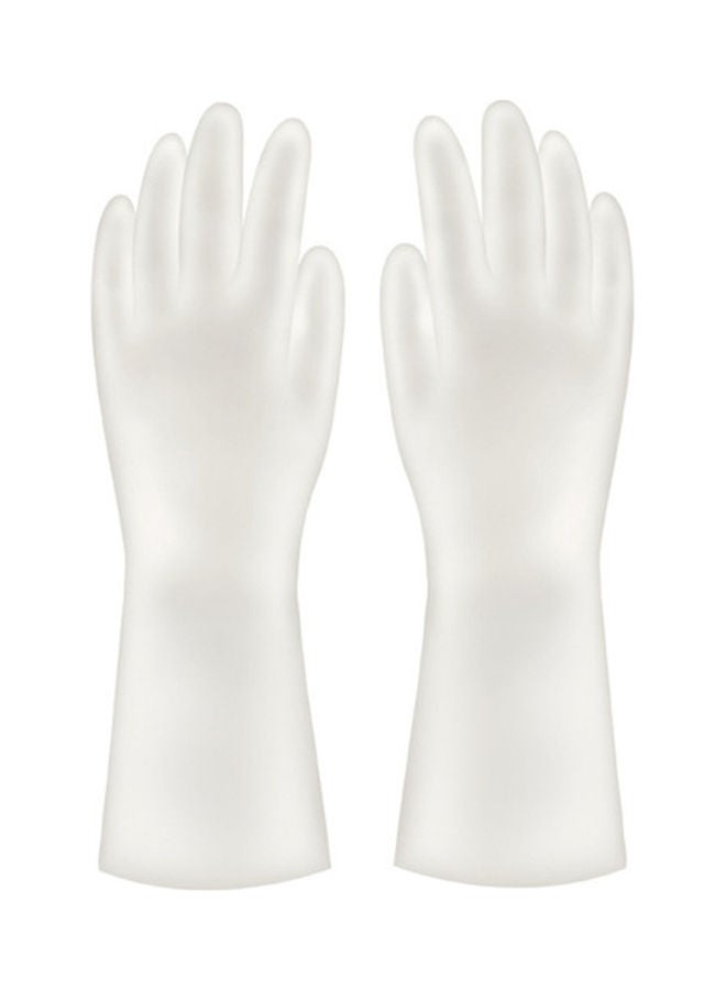 قفازات منزلية أبيض