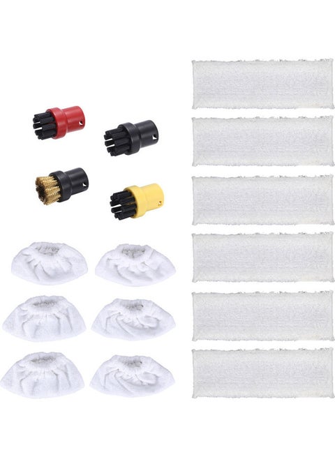 16-Piece Steam Cleaner Nozzle Kit Multicolour