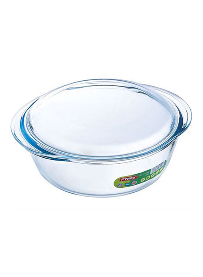 PYREX Round Casserole W/ Lid Clear
