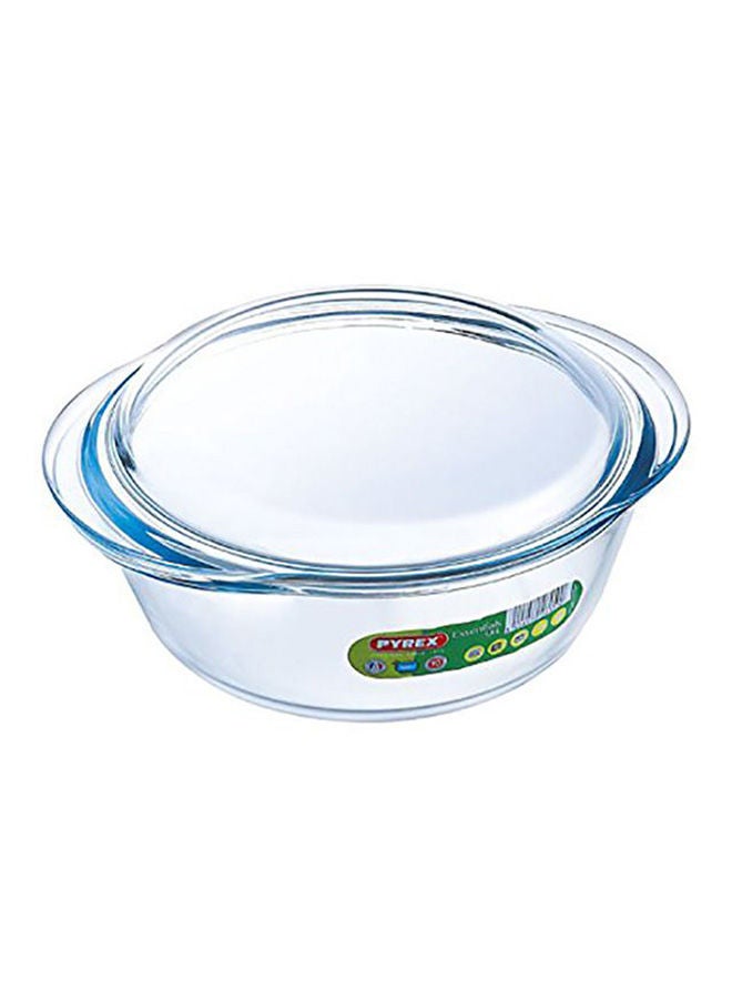 PYREX Round Casserole W/ Lid Clear