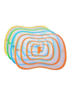 4Pcs Kitchen Chopping Blocks Tool Flexible Transparent Cutting Board Kitchen Pp Cutting Boards Classification Chopping Board Multicolour
