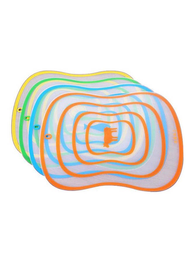 Generic - 4Pcs Kitchen Chopping Blocks Tool Flexible Transparent Cutting Board Kitchen Pp Cutting Boards Classification Chopping Board Multicolour - Image 1