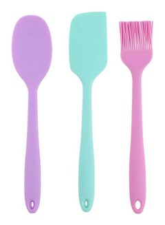 3 In 1 Silicone Utensils Set Multicolour
