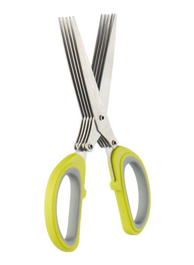 King Gary - Stainless Steel Sharp Kitchen Scissors With Plastic Handle And Brush Multicolour - Image 1