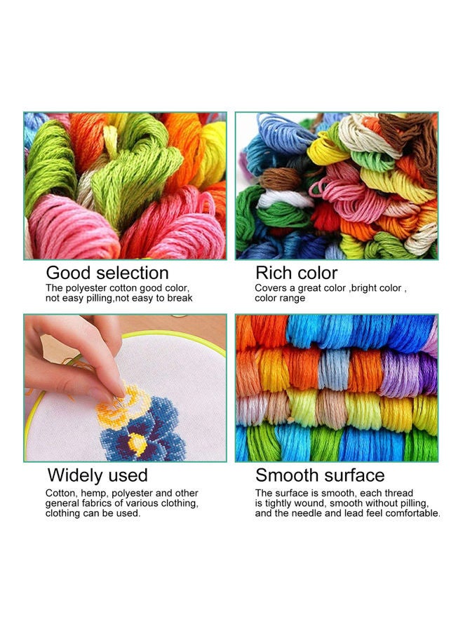 50-Piece Lappet Thread Set Multicolour
