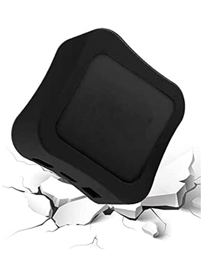 Silicone Case Cover For Apple TV 4K 2021 Remote Control Black - Image 2