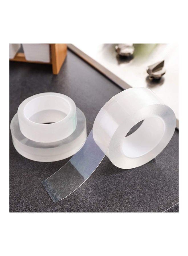 AIWANTO Self Adhesive for Kitchen Sink Basin Edge Tape Clear  - Image 3