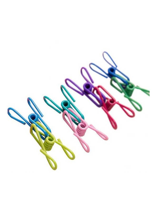 Metal Clothes Clamps Multicolour - Image 1
