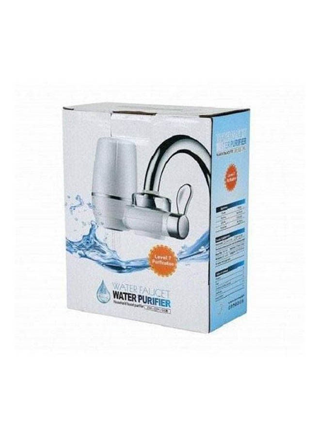 Kitchen Faucets Tap Water Filter Cartridge Household Water Purifier Washable Ceramic Filter Mini Water Purification Silver - Image 1