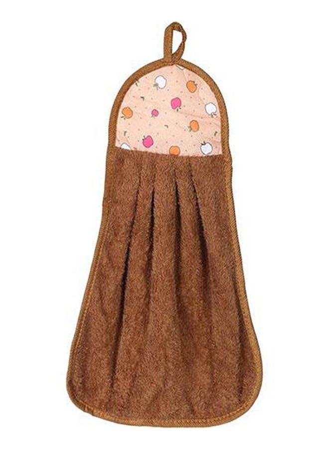 Microfiber Solid Pattern,Brown - Kitchen Towels Multicolour