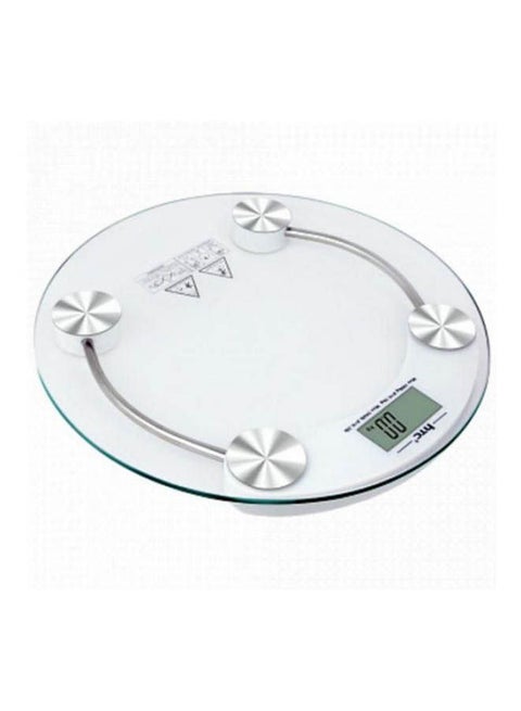 الميزان الإلكتروني الرّقمي مصنوع من زجاج سميك وقوي يصل وزنه إلى 180 كجم