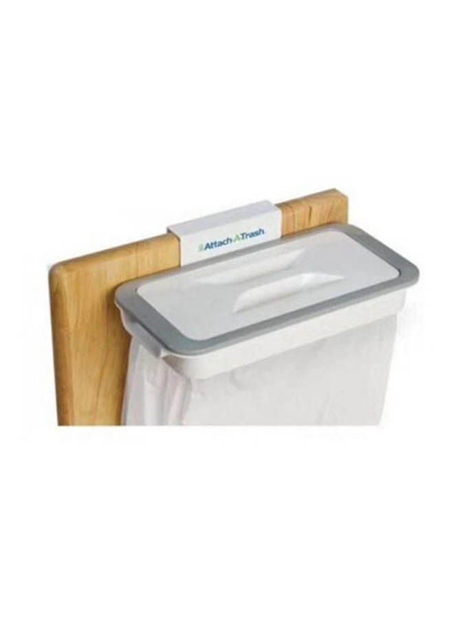 Kitchen Tools  Bag Holder Cupboard Door Back  Rack Storage Kitchen Food Bag Cabinet Hanging Rack Kitchen Orgnizer Grey  - Image 2