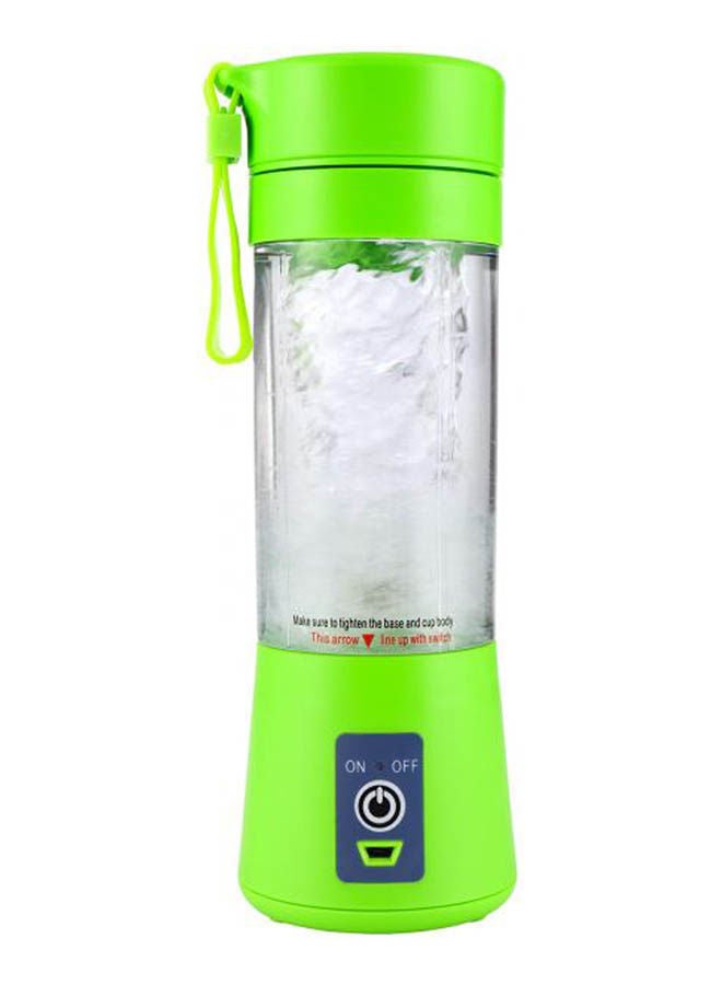 Generic Personal Usb Smart Fruits Juicer Cup /Portable Juicer Blender /Household Fruit Mixer - Six Blades In 3D/Rechargeable Fruit Mixing Machine For Baby Travel Green  - Image 1